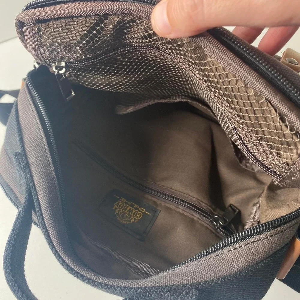 Brand new with tags. Unisex Canvas Utility Messenger Style Crossbody Tool Bag